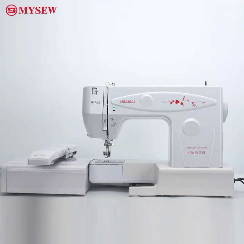 MRS 300A Mini Small Computerized Single   Single Head Hat T-shirt Household Embroidery Machine for Sale