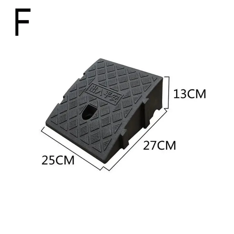 Tragbare Auto-Radrampen, 7/11/13 cm Höhe, robustes, rutschfestes Schwellenrampen-Set, Auffahrt, Radhalter für Auto, LKW, Anhänger, Fahrrad – Detail 8