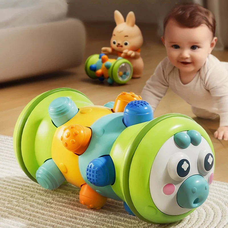 Baby Crawling Roller Toy Fitness Educational Activity Roller Infant Tummy Time Development Sensory Toys for Baby 0 12 Months