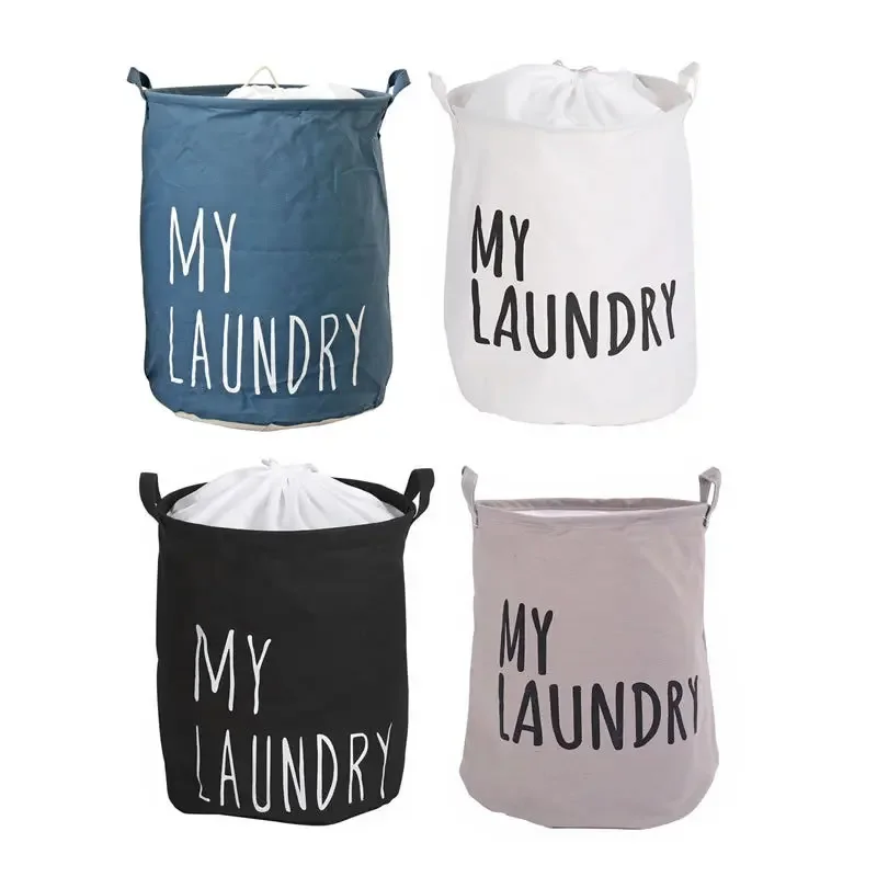 

Cotton and Linen Tarp Storage Laundry Basket