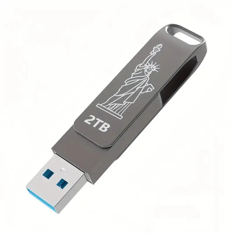 Estatua de la libertad Unidad Flash USB 2TB Hihg Speed Cle USB3.0 Stick Pendrive Metal Memoria USB Memory Stick U Disk Pen Drive Flash