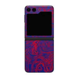 Colorful Skin for Samsung Galaxy Z Flip6 4 3 5 Rear Screen Protector Film Cover Flip7 Wrap Colorful Sticker