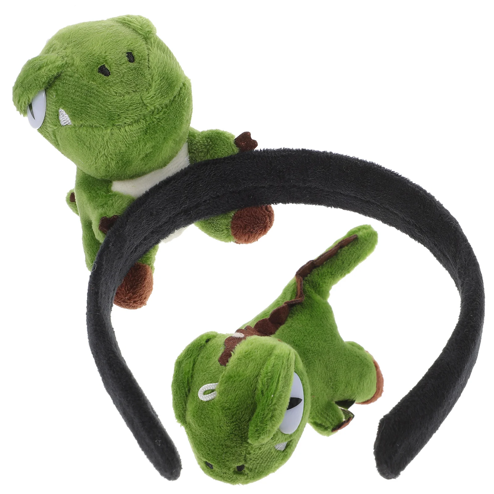 

2Pcs Dinosaur Halloween Headbands Hairpin Durable Kids Accessories Costume Party Hair Clip for Kids Cosplay Photos