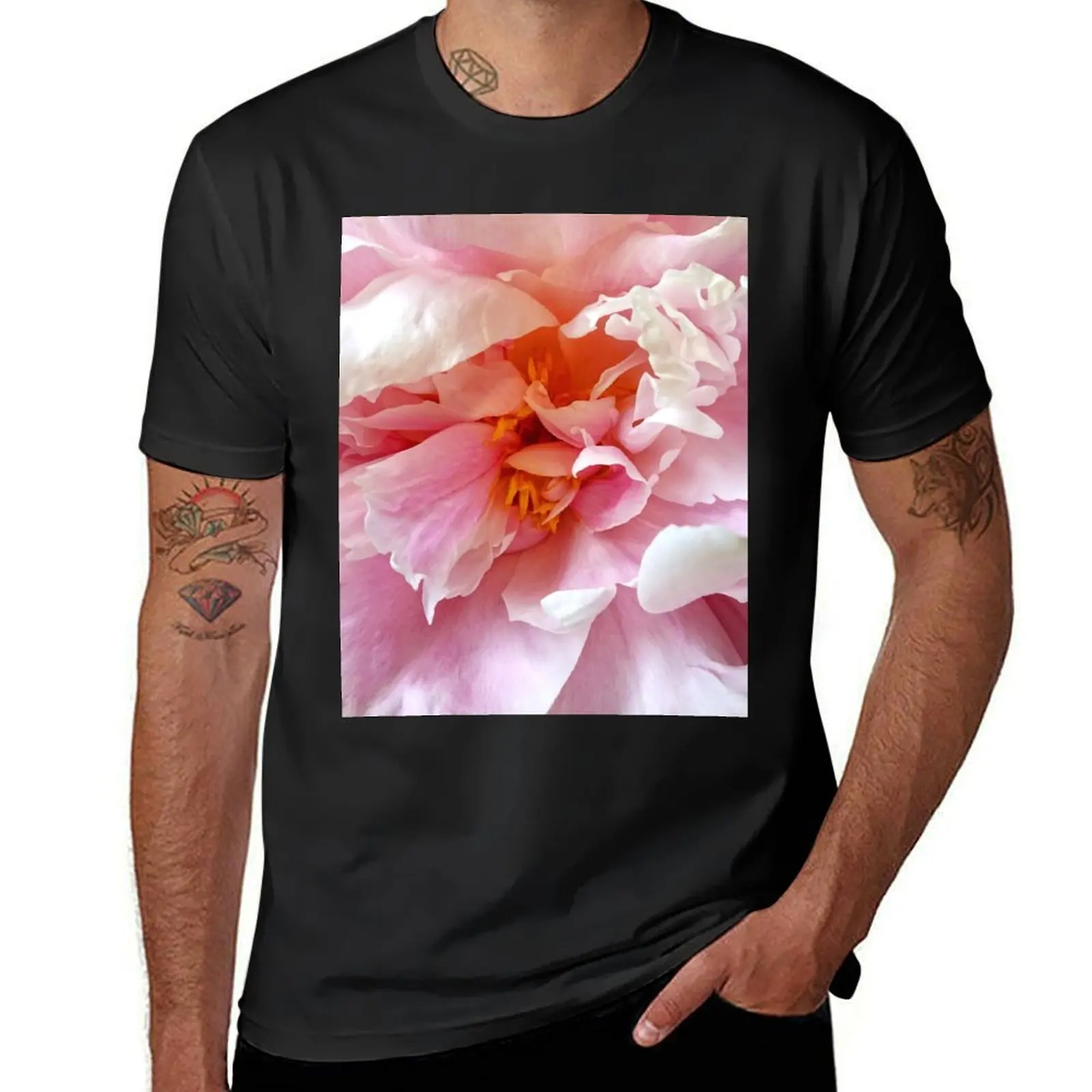 

Closeup of Pale Pink Peonies T-Shirt customs new edition blacks mens graphic t-shirts