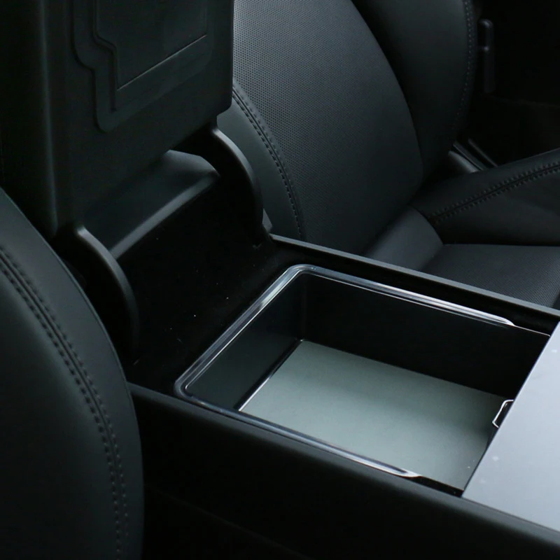 for Tesla Model Y L Juniper 2026 Center Console Storage Box Armrest Box Hidden Organizer Cup Mat MY YL 2025 Interior Accessories view 5