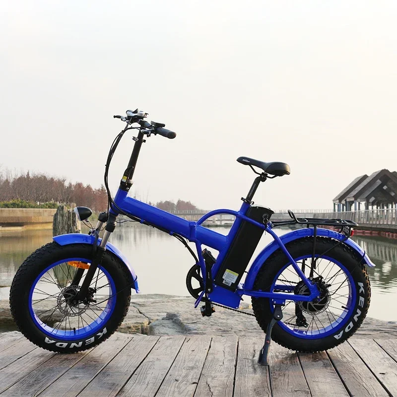 Yunyi 48V 500W Bicicleta Elétrica Dobrável Ebike de Alta Velocidade Bicicleta Elétrica Dobrável de 20 Polegadas