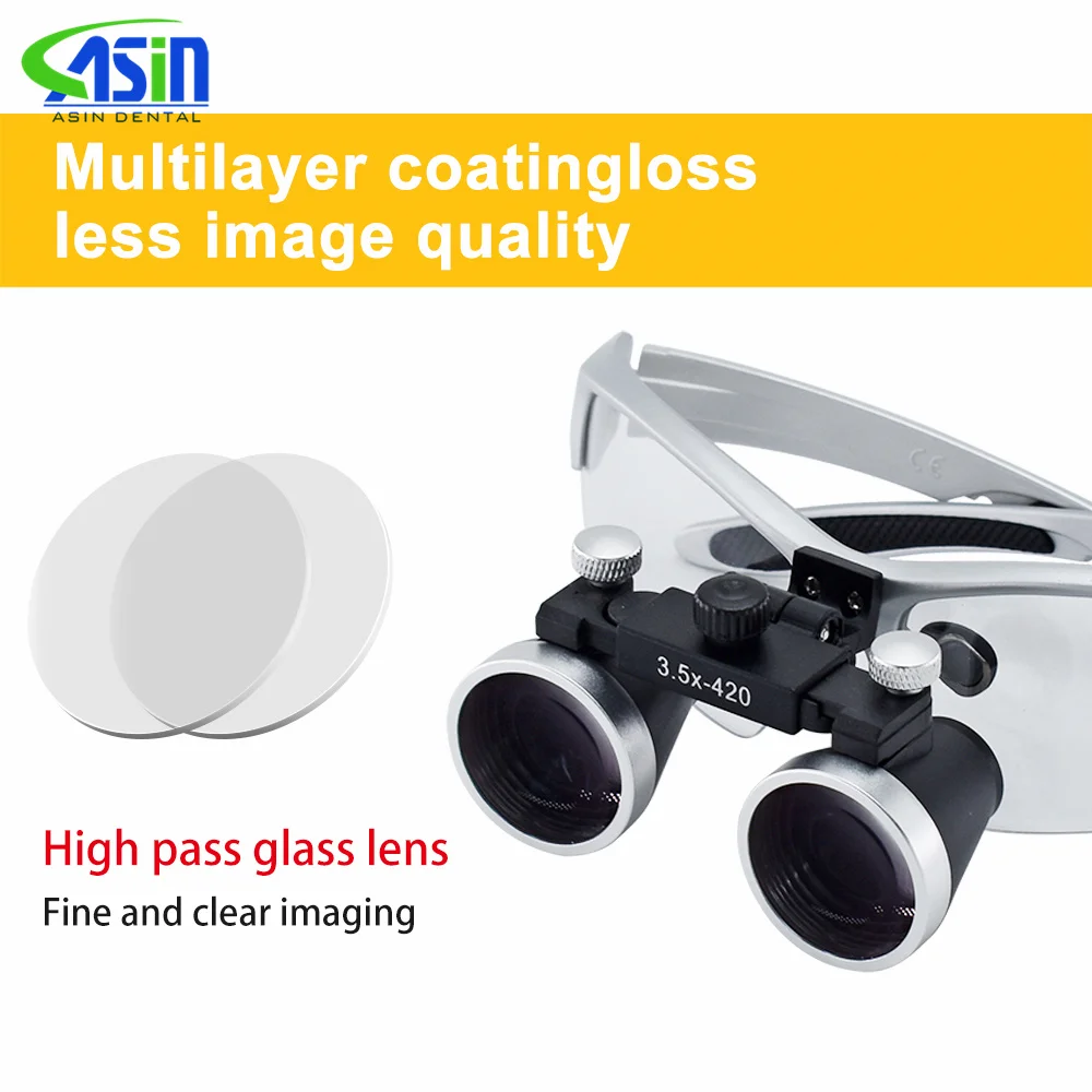 3.5X/2.5X Magnification Binocular Dental Loupe Surgery Surgical Magnifier Medical Operation Loupes