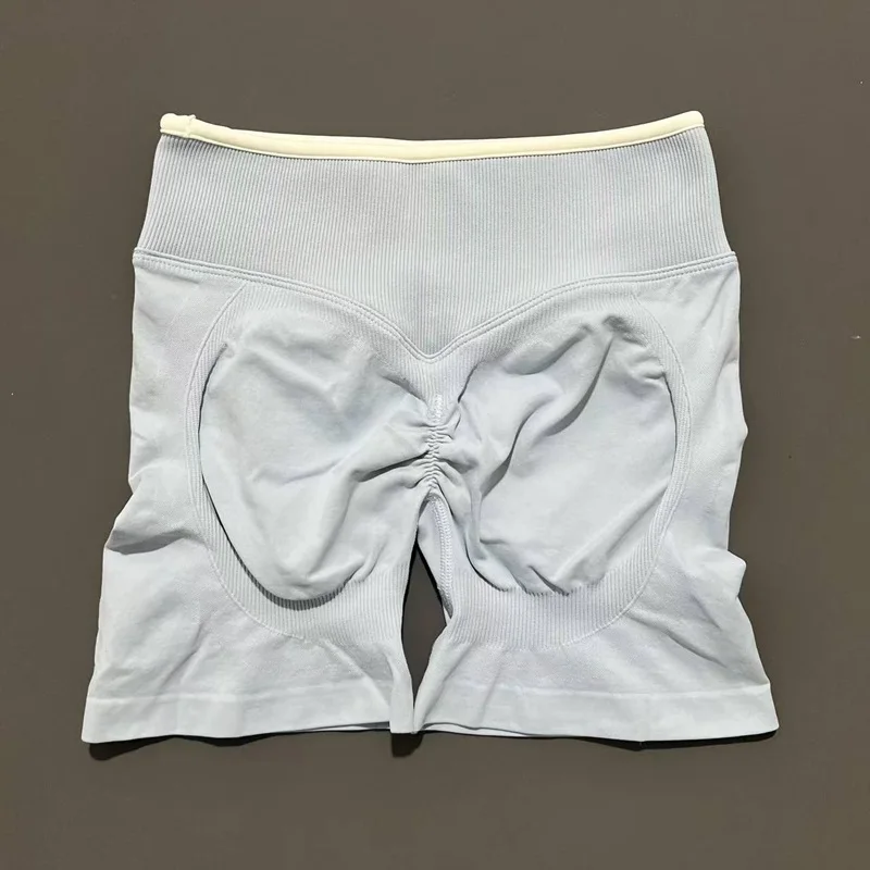 HISTELLO Ignite Sculpt Scrunch Shorts für Damen, Nahtlose Niedriggeschnittene Scrunch-Shorts mit Po-Lifting-Effekt, Sexy Gym Yoga Fitness Workout Biker-Shorts – Detail 10