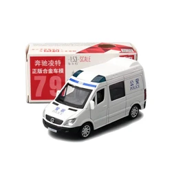 Caipo 1:53 Mercede PoliceCar Ambulance Alloy&Plastic Car Model For Collection & Gift & Decoration