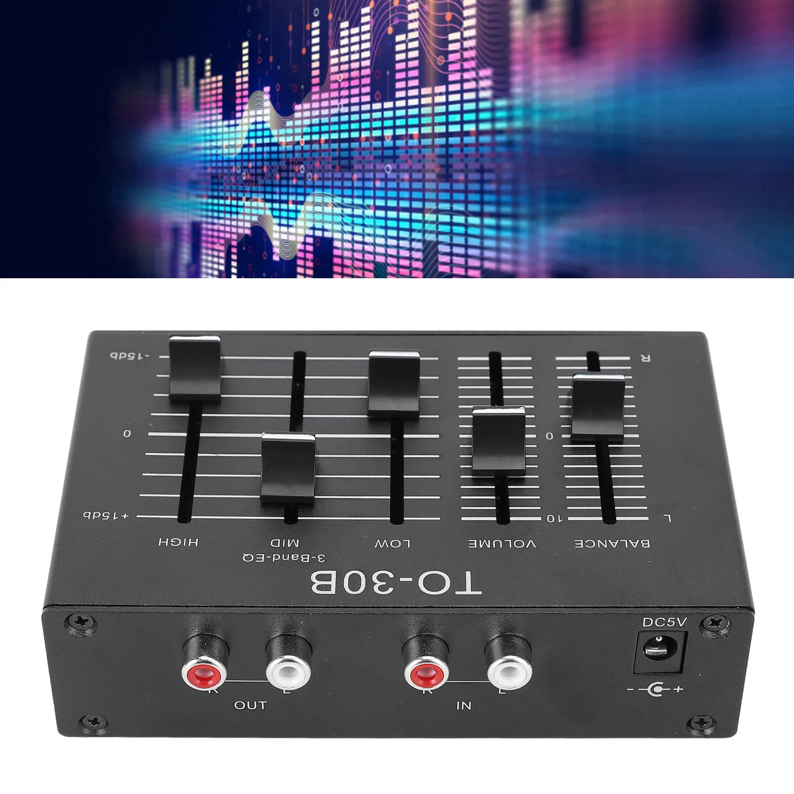 3 Band EQ Equalizer Stereo EQ Equalizer EQ Equalizer Stereo High Medium Low 3 Band Sound Channel Balance Volume Control Preamp