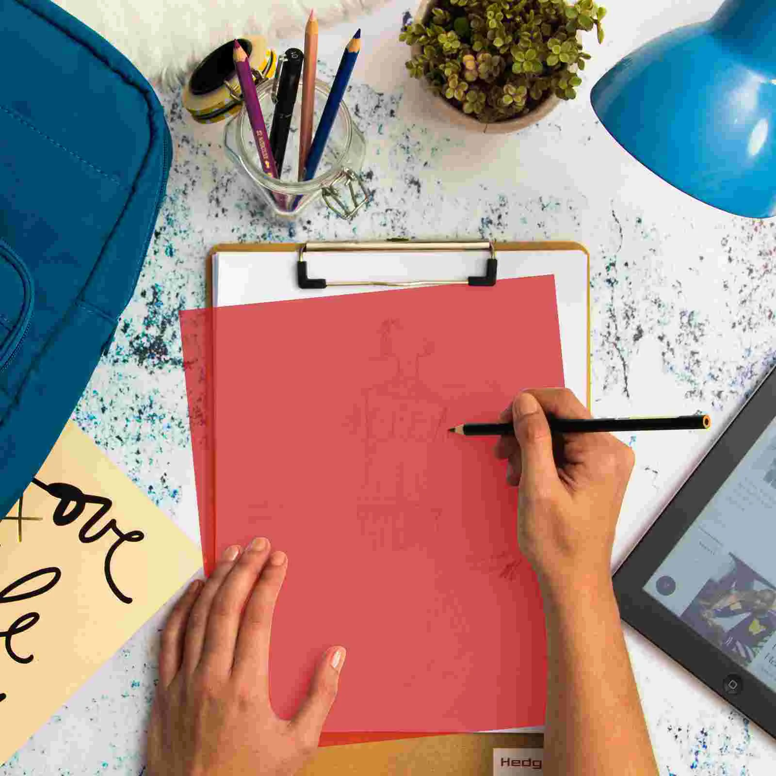 10 Pcs Cross Stitch Drawing Transfer Paper for Painting Carbon Copy Manual Moisture-resistant Embossing Sewing Tracing