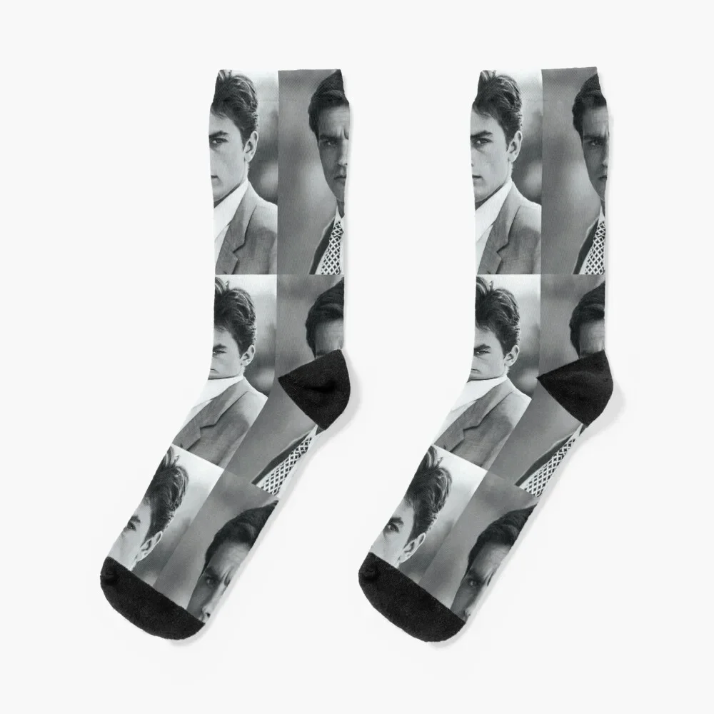 alain delon Socks fashionable Christmas designer brand moving stockings Women Socks Men's