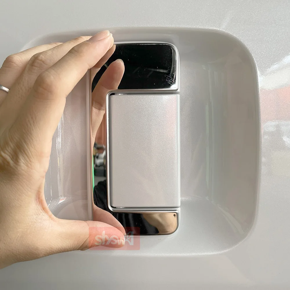 For Daihatsu ATRAI Hijet Cargo Modified Exterior Smart Lock Door Handle Decorative Frame Cover Sequins 4x Accessories 2022 2023