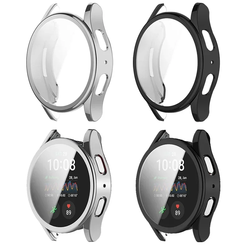 Stainless Steel Watchband For Samsung Galaxy Watch 7 44mm Metal Strap For samsung galaxy watch 7 40mm Soft TPU Protective Case