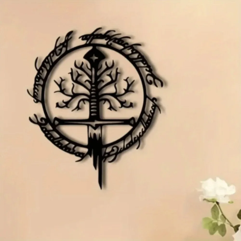 The Lord of the Rings Iron Wall Art Vow Middle-earth Decor Unique Metal Artwork