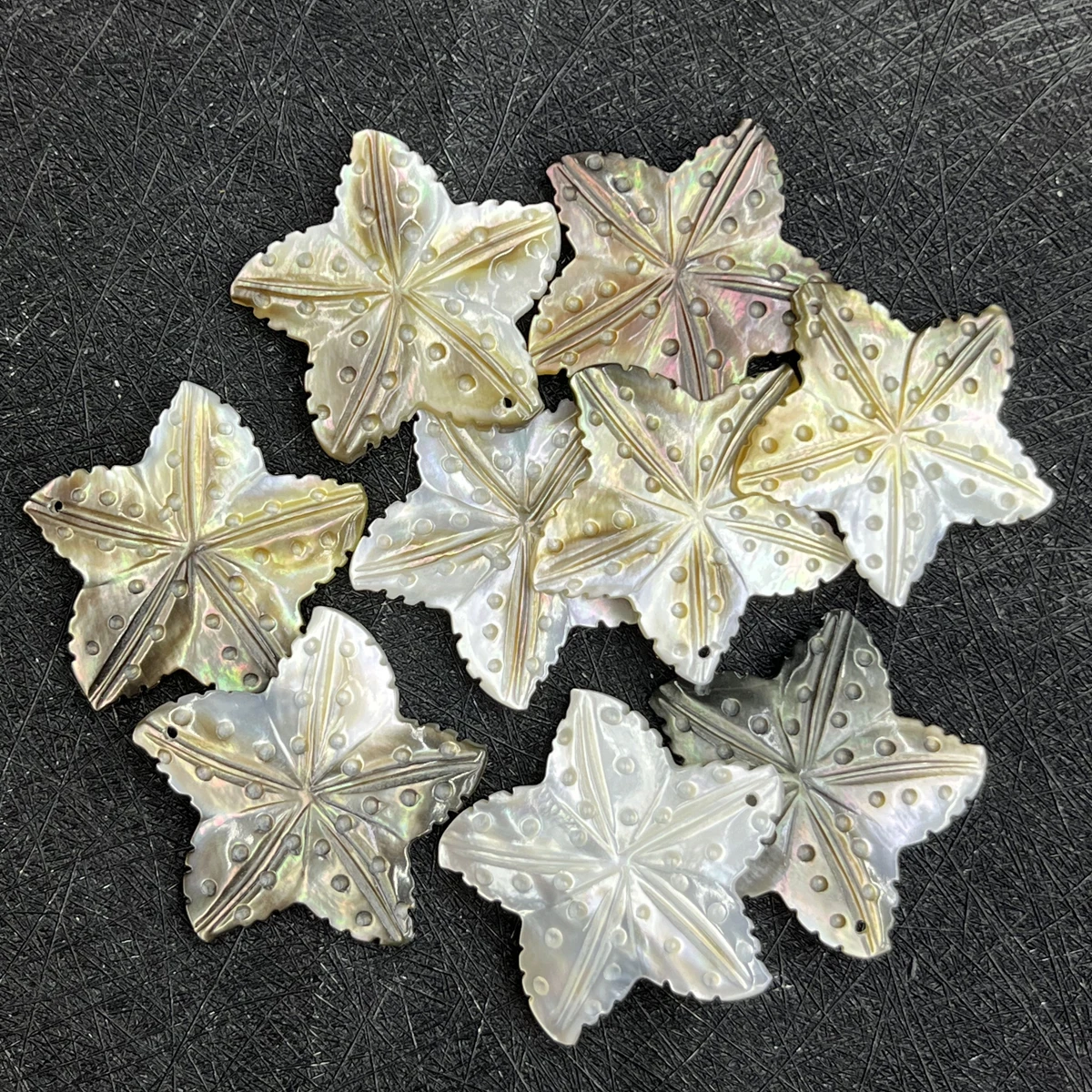 2 قطعة قلادة قذيفة الطبيعية عالية الجودة السلاحف البحرية يترك ستار شل السحر لصنع المجوهرات عقد دي اي واي القرط الملحقات