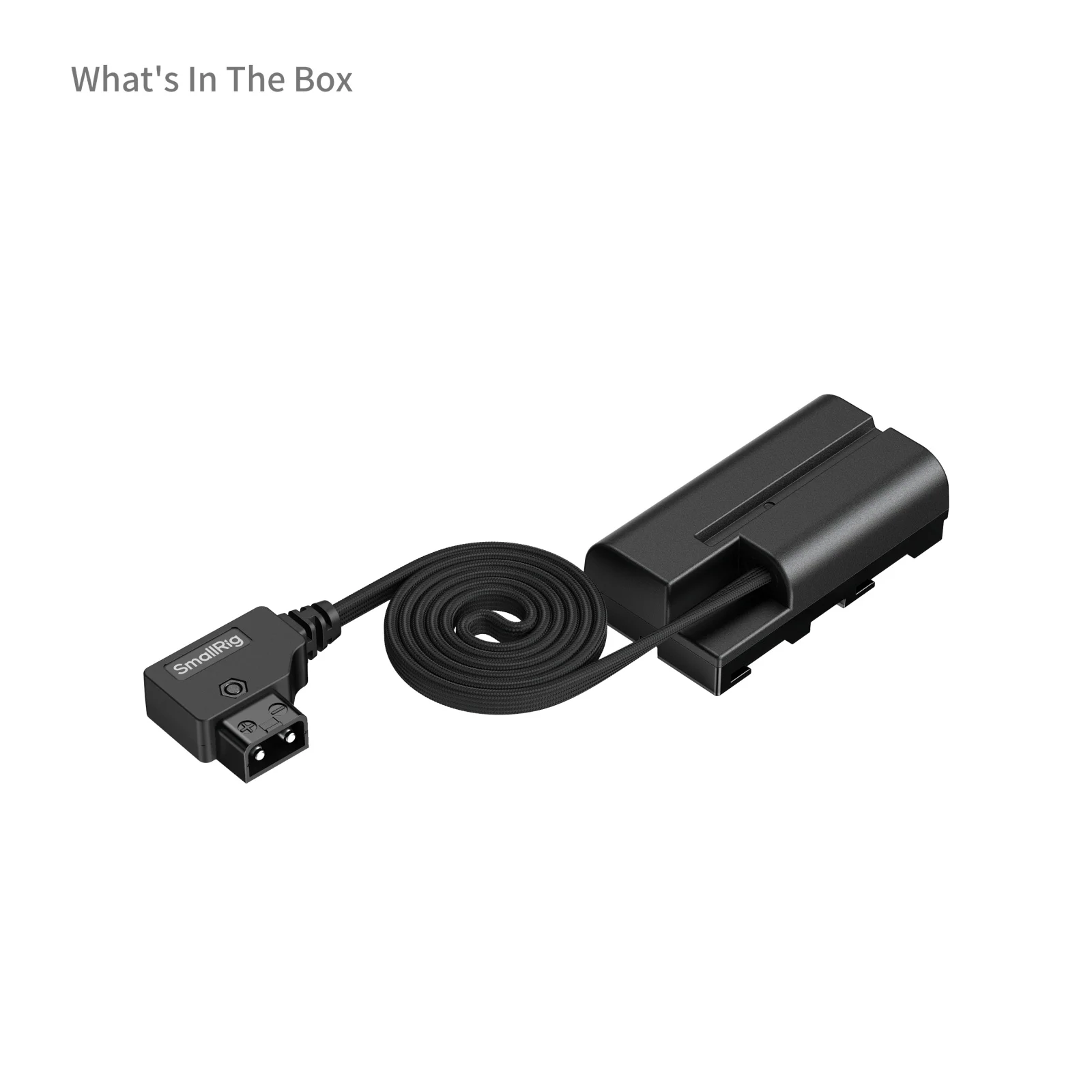 SmallRig D-Tap naar NP-F550 dummy-accukabel voor V-mount-accu's, voorzien van een D-Tap-aansluiting voor SmallHD en Portkeys.