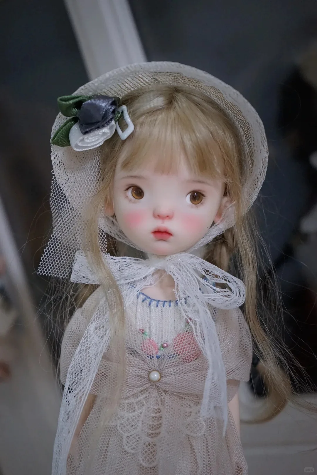 New sd BJD doll 1/6-landoudou large head series doll resin material DIY makeup Free shipping for Palm model toy