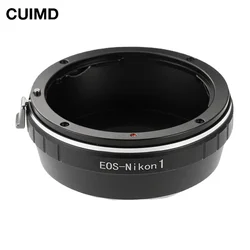 EOS-NIKON1 Lens Adapter Ring for Canon Eos Ef Ef-s Lens To Nikon 1 S1 J1 J2 J3 J5 V1 V2 V3 V5 Camera