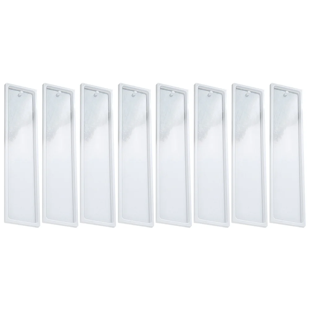 

8 Pcs Silicone Bookmark Mold Epoxy Resin Mould Diy Jewelry Making Components Craft Supplies Gifts Ideas Bookmarks Molds For