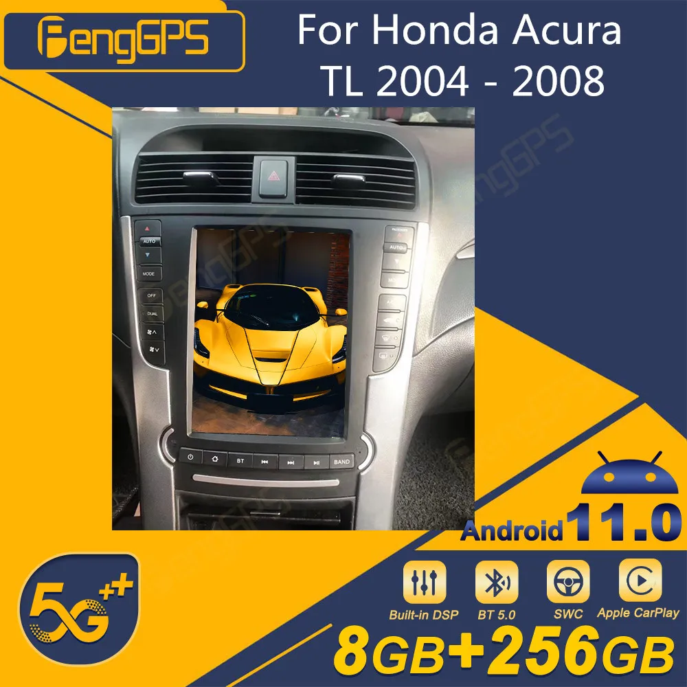 

For Honda Acura TL 2004 - 2008 Android Car Radio 2Din Stereo Receiver Autoradio Multimedia Player GPS Navi Head Unit Screen