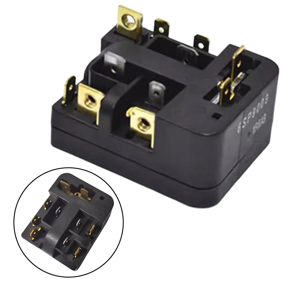 1pc Refrigerator Compressor Starter PTC Relay 5V-30V 6SP9033/69/83/6SP9031 Protector Home Power Tools Replacement Starter Parts