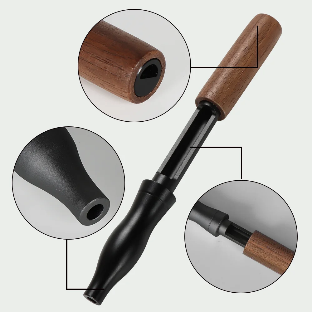 Nicotine-Free Quit Smoking Stick Adjustable Airflow Smokeless Inhaler with Flavored Cartridges Stop Smoking Aid to Break Craving