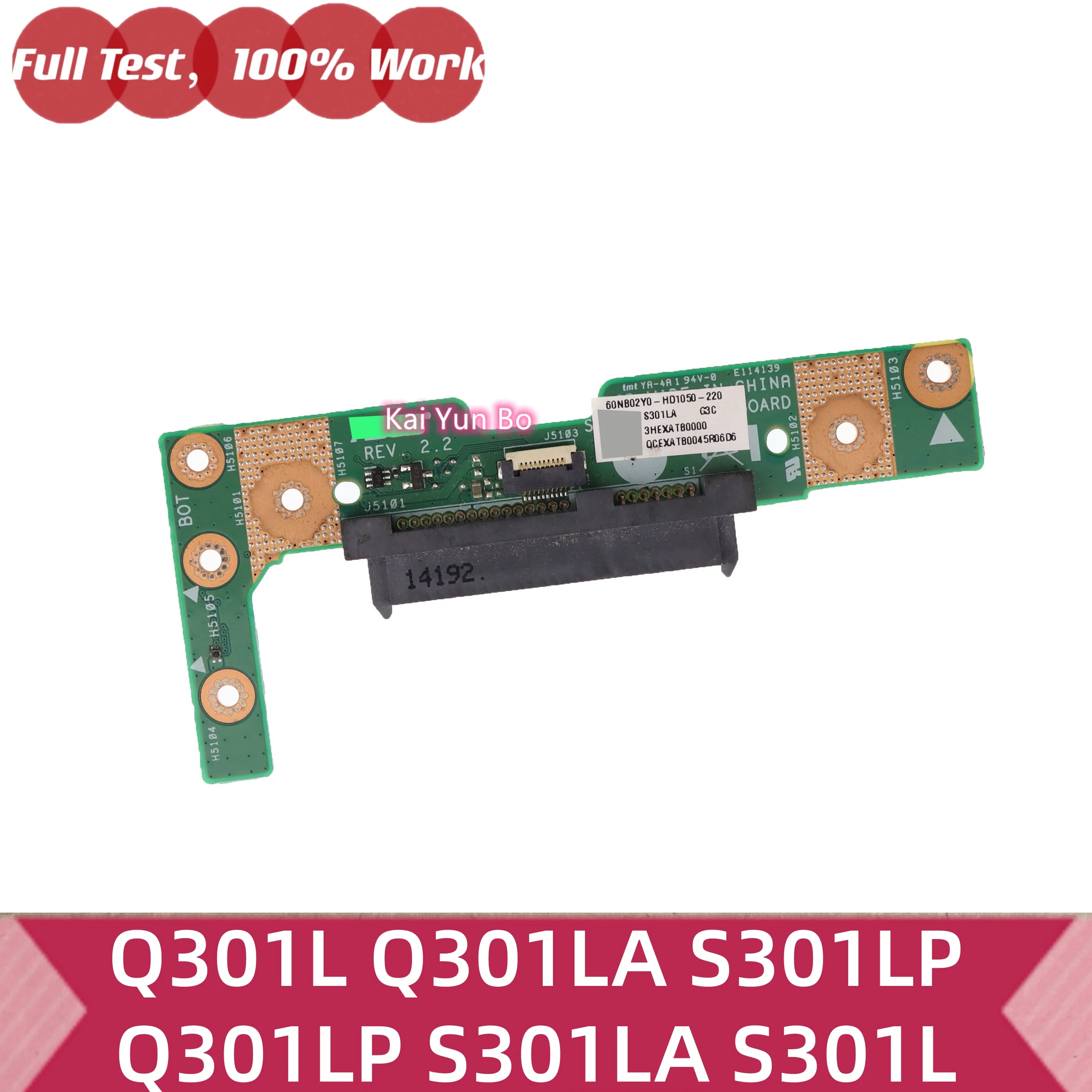 60NB02Y0-HD1050 Para Asus VivoBook Q301L Q301LA S301LP Q301LP S301LA S301L Placa de Disco Duro SATA HDD para Portátil