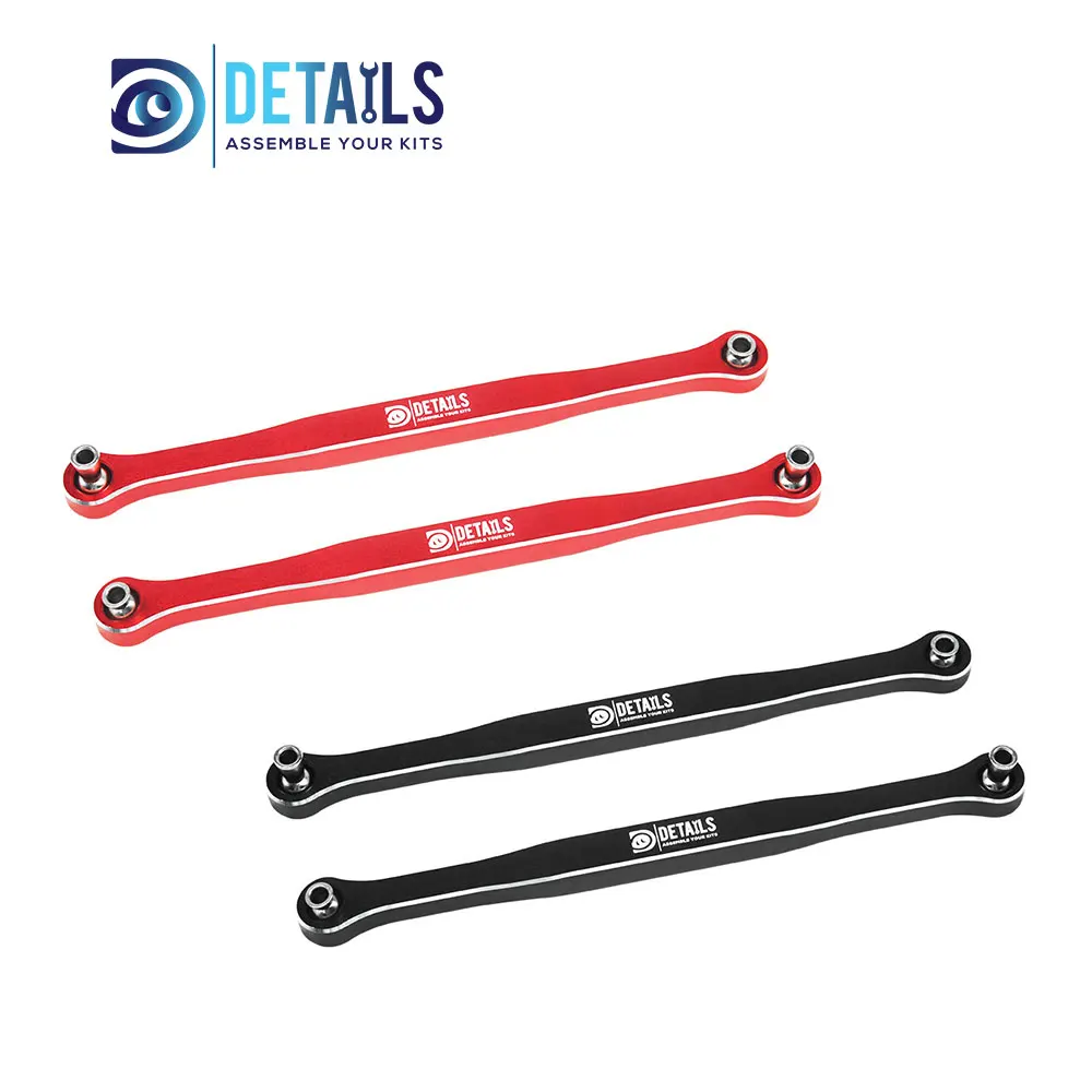 

Hobby Details 7075 Aluminum Steering road 2pcs/set A: Black Silver B: Red Silver