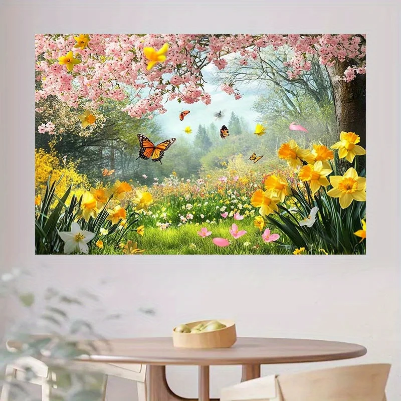 

500/1000/1200/2000PCS Puzzle Spring Garden Scenery Jigsaw Modern Leisure Home Decor Gift