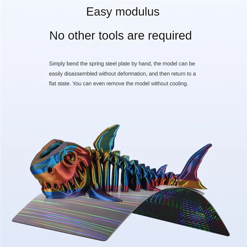 

Printer Accessories Sheet Double Sided Build Plate Spring Steel Sheet For Bambu Lab X1 P1P Bed Plate 257X257mm