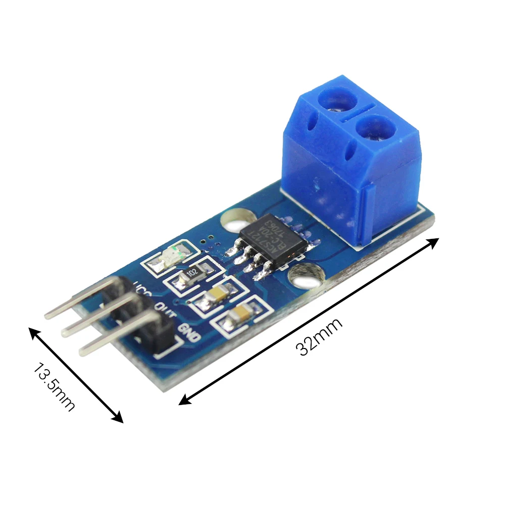 Hall Current Sensor Module ACS712T Module 20A Hall Current Sensor Module 20A