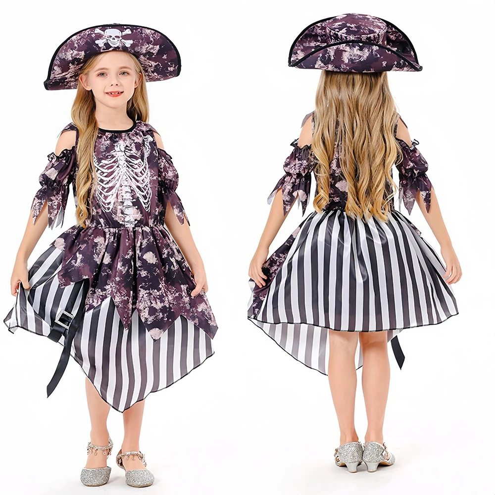 Halloween Pirate Stage Costume Cosplay Trick or Treat Set Unisex Swashbuckling Adventure Outfit Complete Role Play Prop Dress Up - Image 3