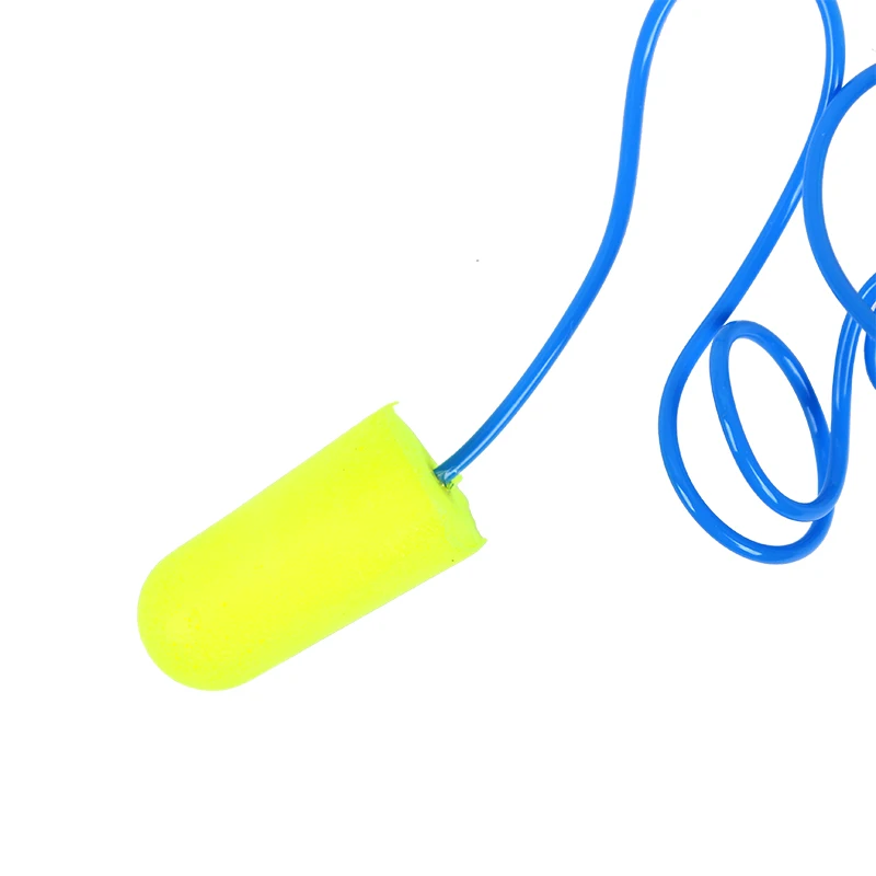 3M 311-1250 Corded Earplugs 33dB NRR Noise Reduction Soft Foam Ear Plugs Soundproof Anti-noise For Sleep Work Travel Learning