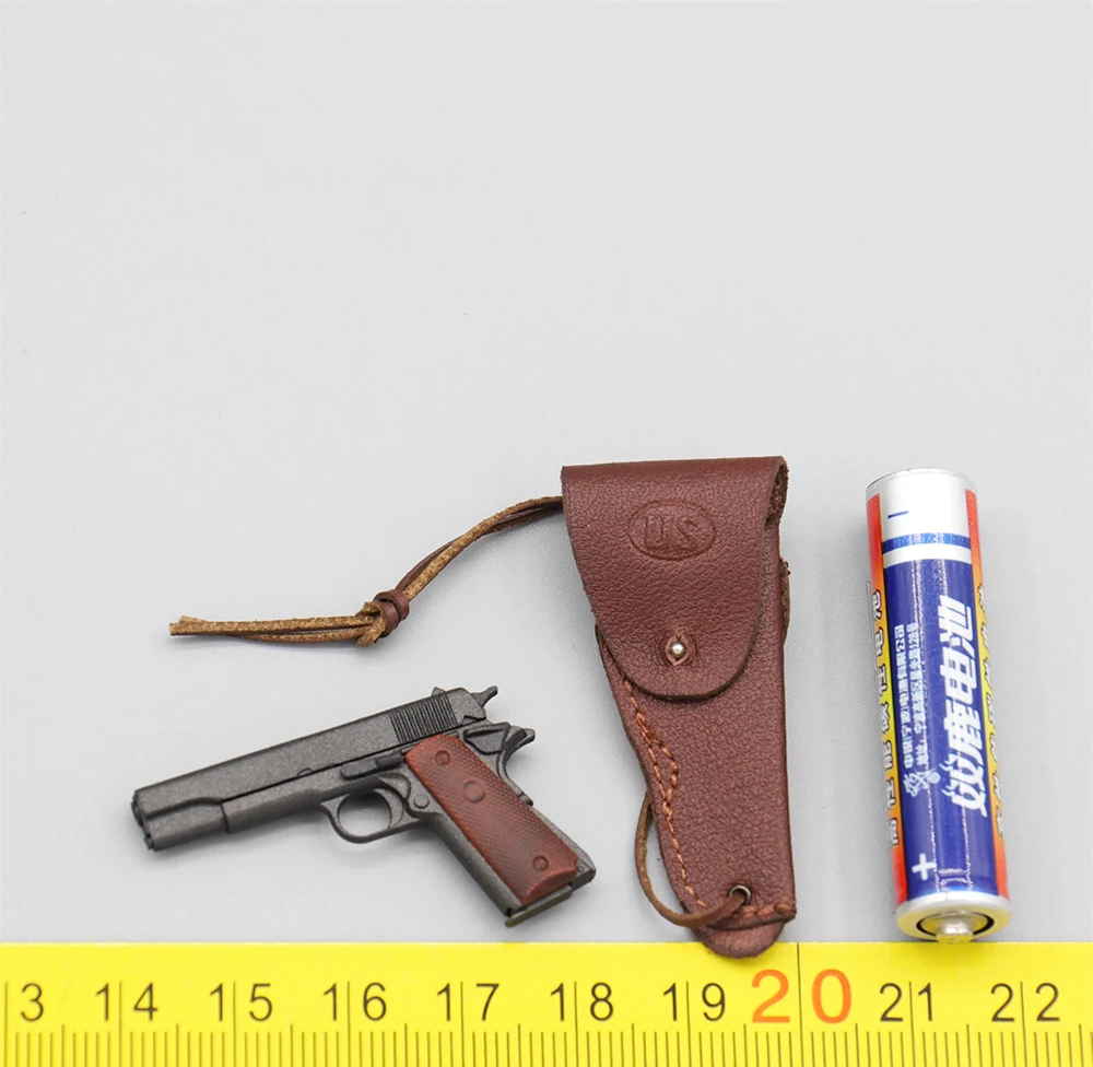 

1/6 UJINDOU UD9026 US. Army Operation Force 1980 Toys Model M1911 The Secondary Weapon Doll Leather Holster Clip Not Real PVC