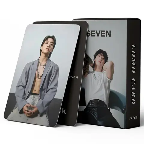 55개/상자 Kpop Seven Solo Photocards Lomo 카드 팬 컬렉션용 사진 카드