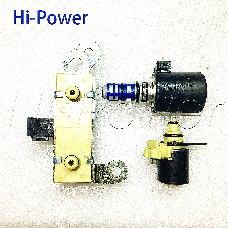 3PCS OEM 4R75W 4R70W Transmission Solenoid kit Valve for Ford F150 Solenoid Set Shift / EPC / TCC 1998-2004 (99128)