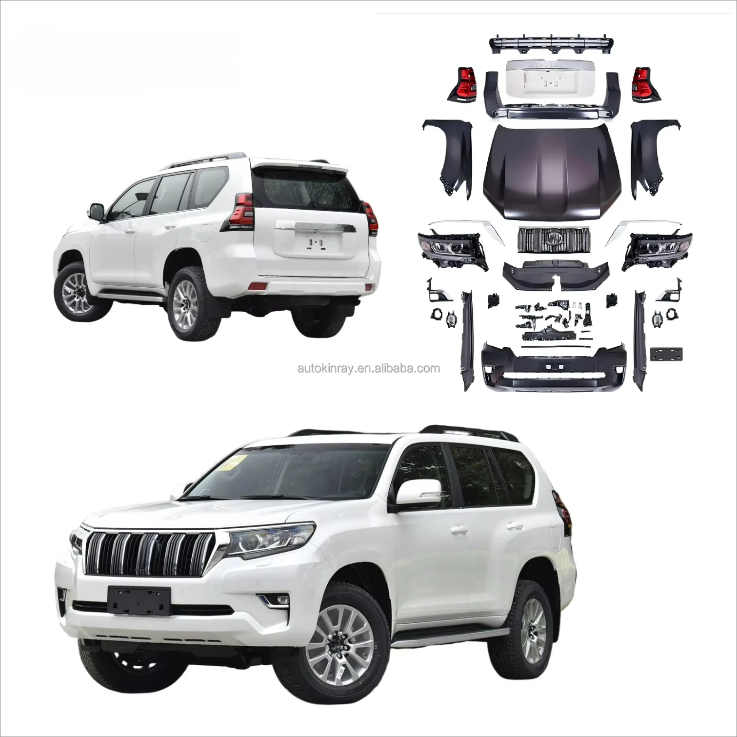 

Высочайшее качество для Prado 150 2010-2017, обновление до Bodykit 2020, новый дизайн для LC150 Prado, капот, бампер, крыло, фонари