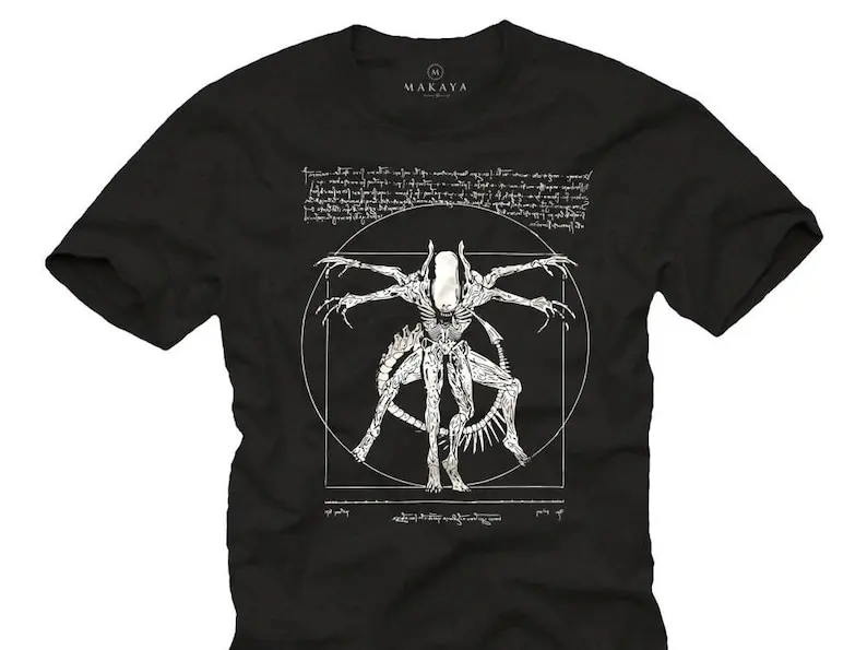 

Vintage Alien T-Shirt for Men Funny Gamer Gifts Gaming Tee Shirts S-XXXXXL