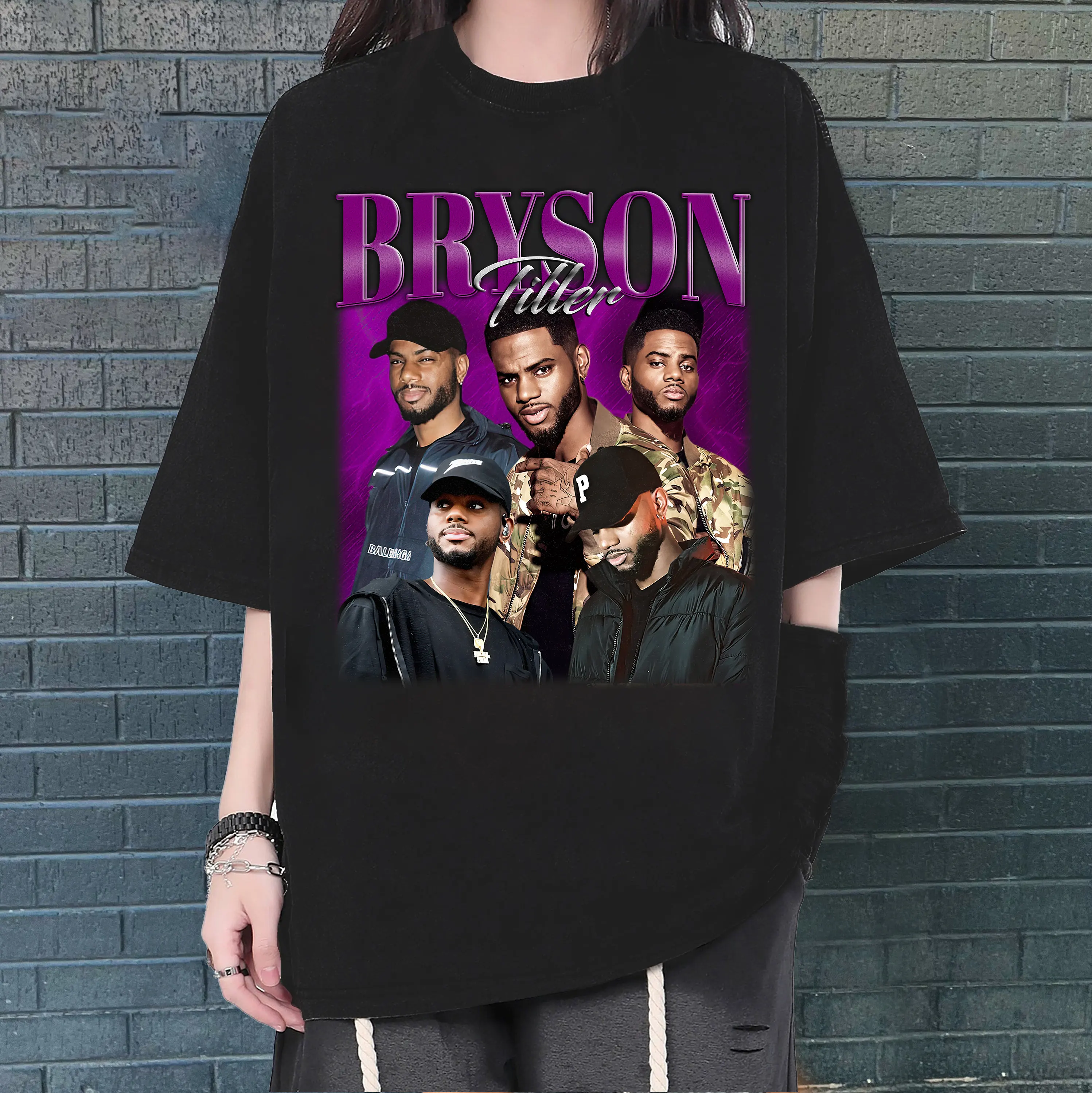 Bryson Tiller T Shirt Vintage Retro Trendy Couples