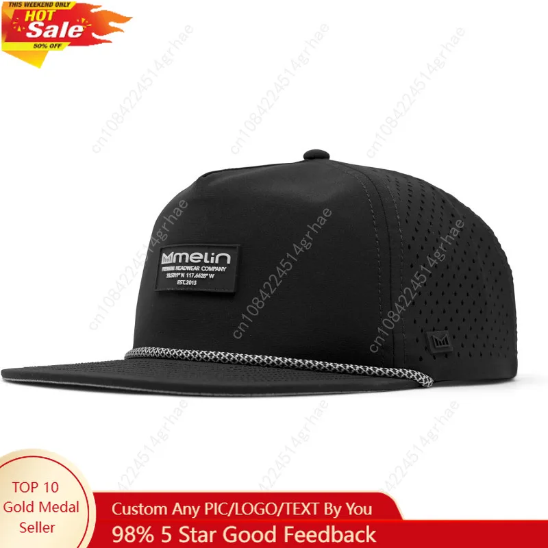 

melin Coronado Brick Hydro Rope Hat, Water-Resistant Baseball Caps for Men & Women, Golf, Running, or Workout Hat