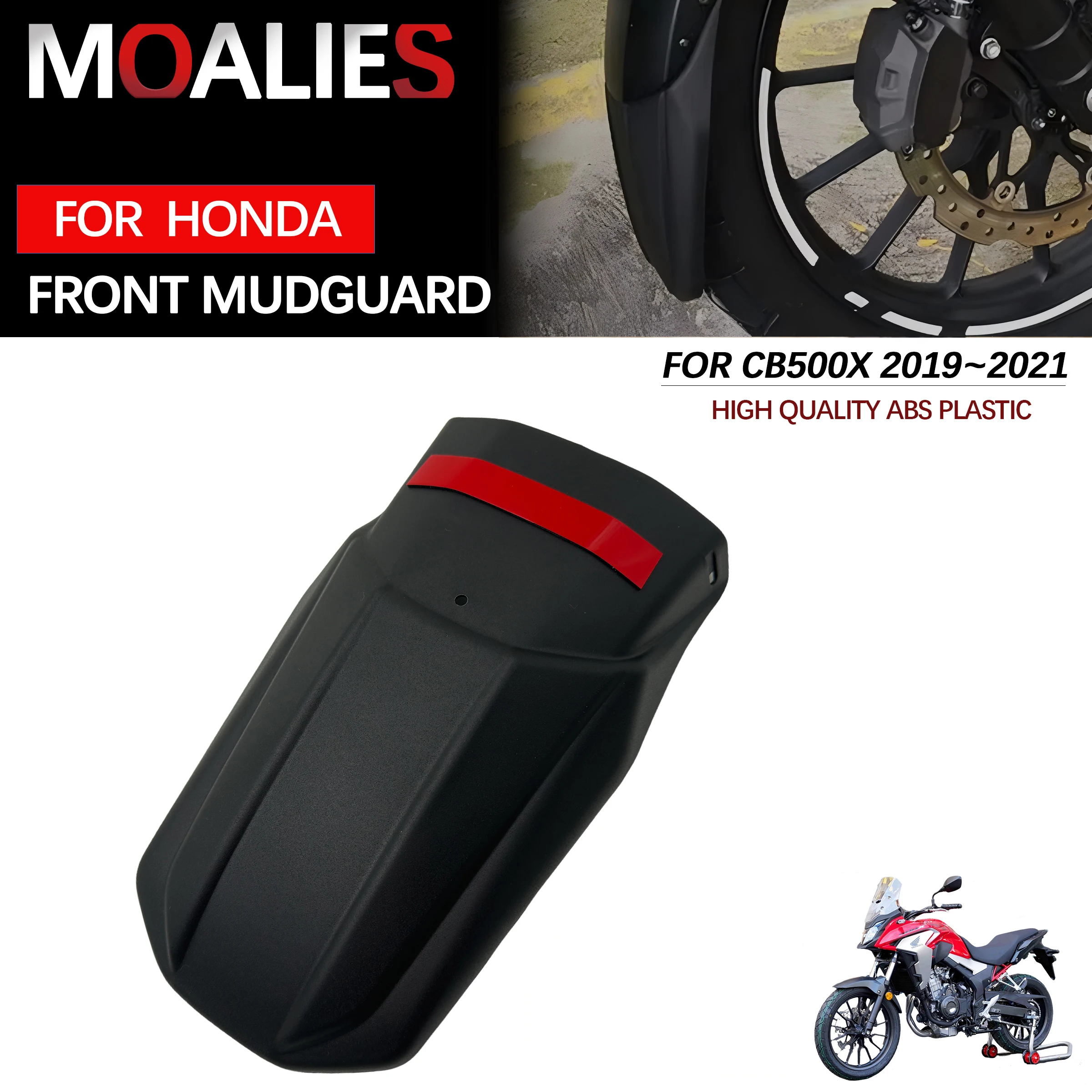 

For Honda CB500X 2019-2021 CB 500X Motorcycle Accessories Front Mudguard Motocycle Fender Extension Engine Defense Mud Guard