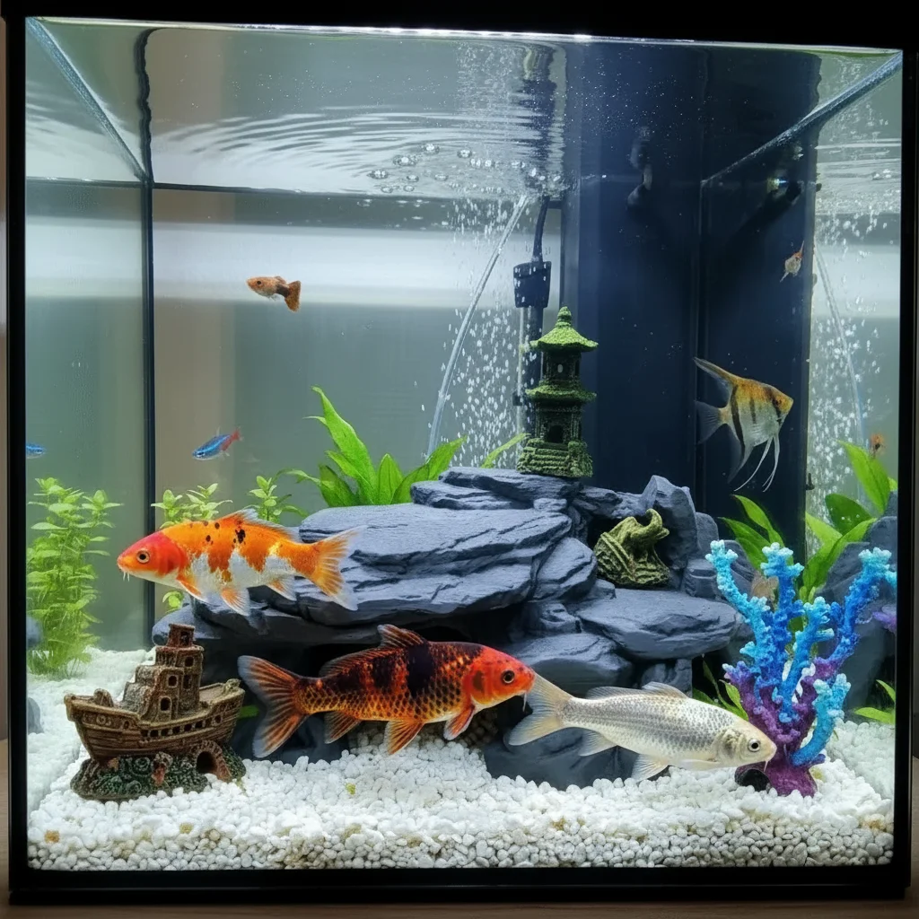 Aquarium Fish Cave - 3D Printing Fish Tank Rockery Ornaments