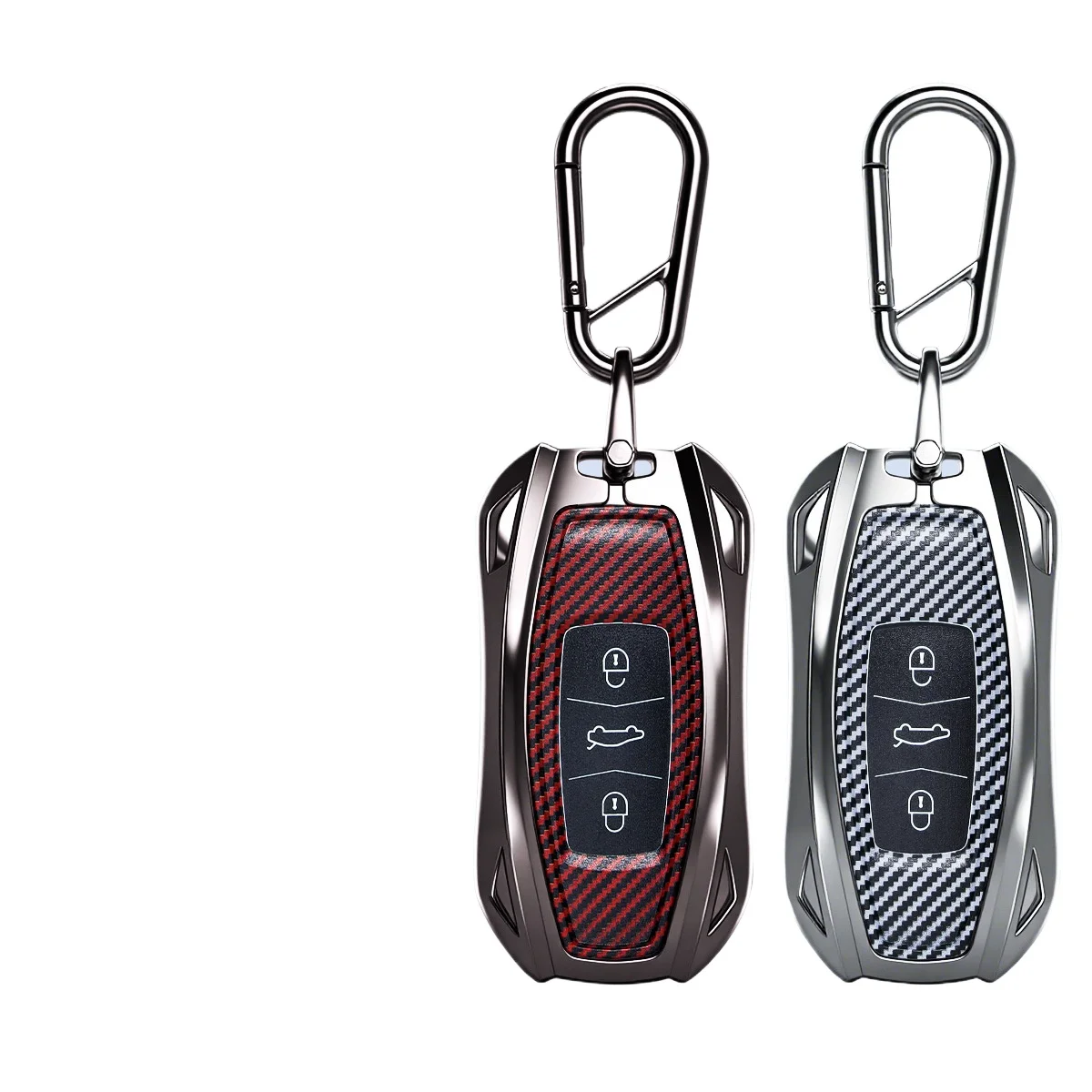 Zinc Alloy Car Key Case Cover Chain Shell Protector Fob Holder for Geely Xingrui Xingyue L Emgrand Boyue Yinhe EV Accessories