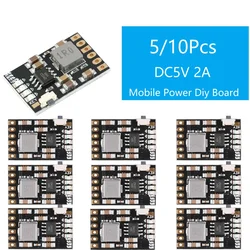 5/10pcs CD42 DC 5V 2A Mobile Power Diy Board 4.2V Charge/Discharge(boost)/battery protection/indicator module 3.7V lithium 18650