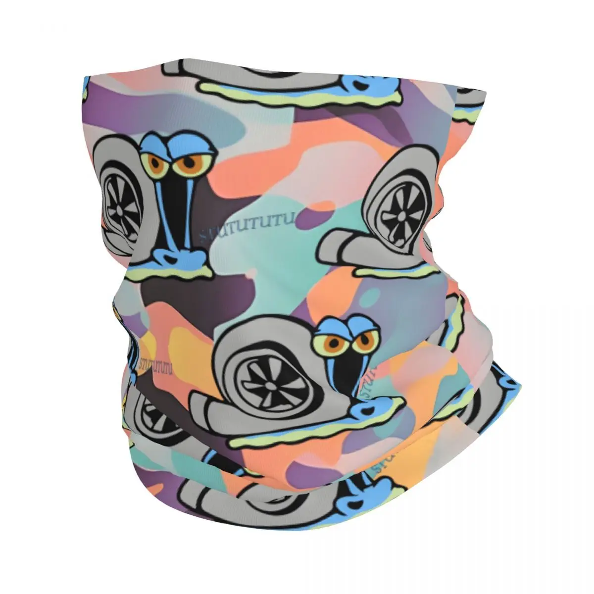 Smart Bandana Neck Gaiter Printed Motorcycle Motocross T-Turbo Face Scarf Multi-use Cycling Riding Unisex Adult Breathable