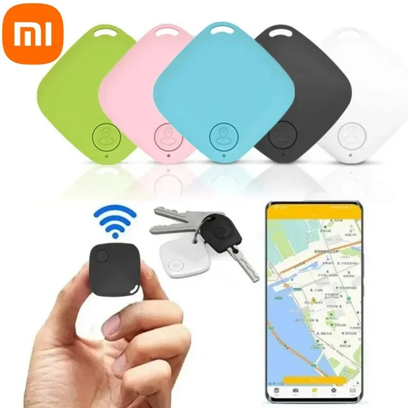 Xiaomi Mini Gps Tracker Bluetooth 5.0 Tracker Antilost Device Round Pet Kid Bag Wallet Tracking Smart Finder Locator Ios Android