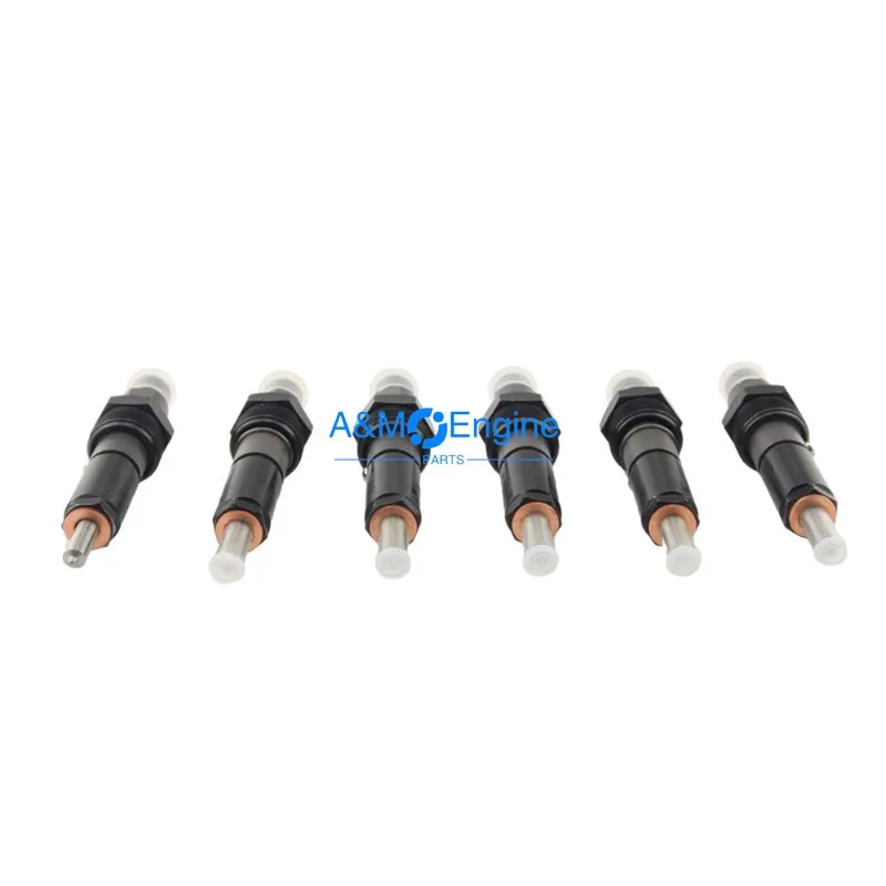 New Fuel Injector 6Pcs For Cummins 6B 6BT 6BTA Diesel Engin KDAL59P5