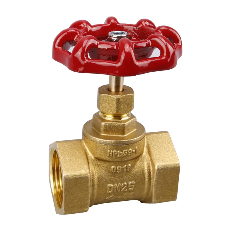 High Quality Manual Worm Gear Brass Thread Ball Valve Thickened Design
