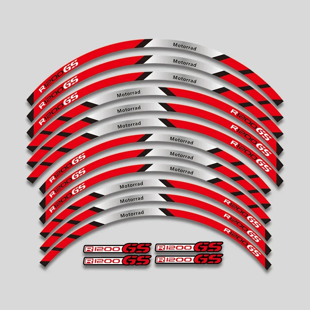 Аксессуары для мотоцикла, наклейка на колесо ступицы, обод, полоса шин, декоративные наклейки, Набор наклеек для BMW r1200gs R 1200GS 1200 R1200 GS